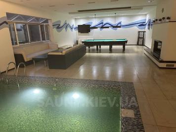 Дом с баней, бассейном, бильярдом «GOLDEN GATE» відгуки, лазня/сауна Новоселки  район ул. Оринина гора, 4а, Новоселки, Киевская область, фото, адреса з картою проїзду.