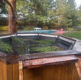 Баня Villa Malina на берегу Киевского моря с теплым бассейном. відгуки, лазня/сауна Лютиж  район улица Приморская, 92, Лютеж, Киевская область, фото, адреса з картою проїзду.