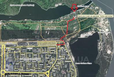 Баня на дровах «Причал» відгуки, лазня/сауна Киев Оболонский район пересечение ул. Героев Сталинграда и ул. Приречная спуск на залив Днепра рыболовно-спортивная база ИЗУМРУДНАЯ, фото, адреса з картою проїзду.